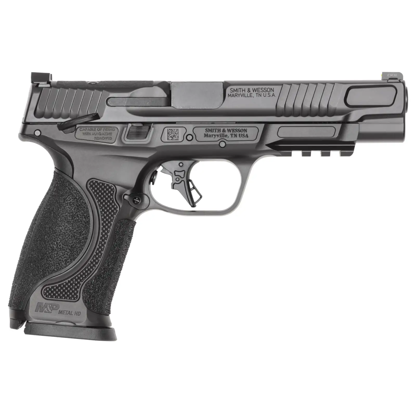 SMITH & WESSON M&P 9 M2.0 METAL HD 9MM PISTOL 5" TS BLACK 2-17RD MAGS